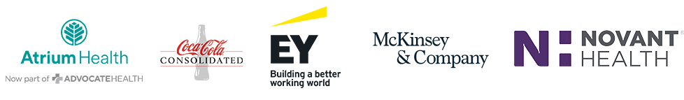 Atrium Health, Coca-Cola Consolidated, EY, McKinsey & Company, Novant Health